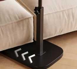 Наддиванний овалний столик на ніжці