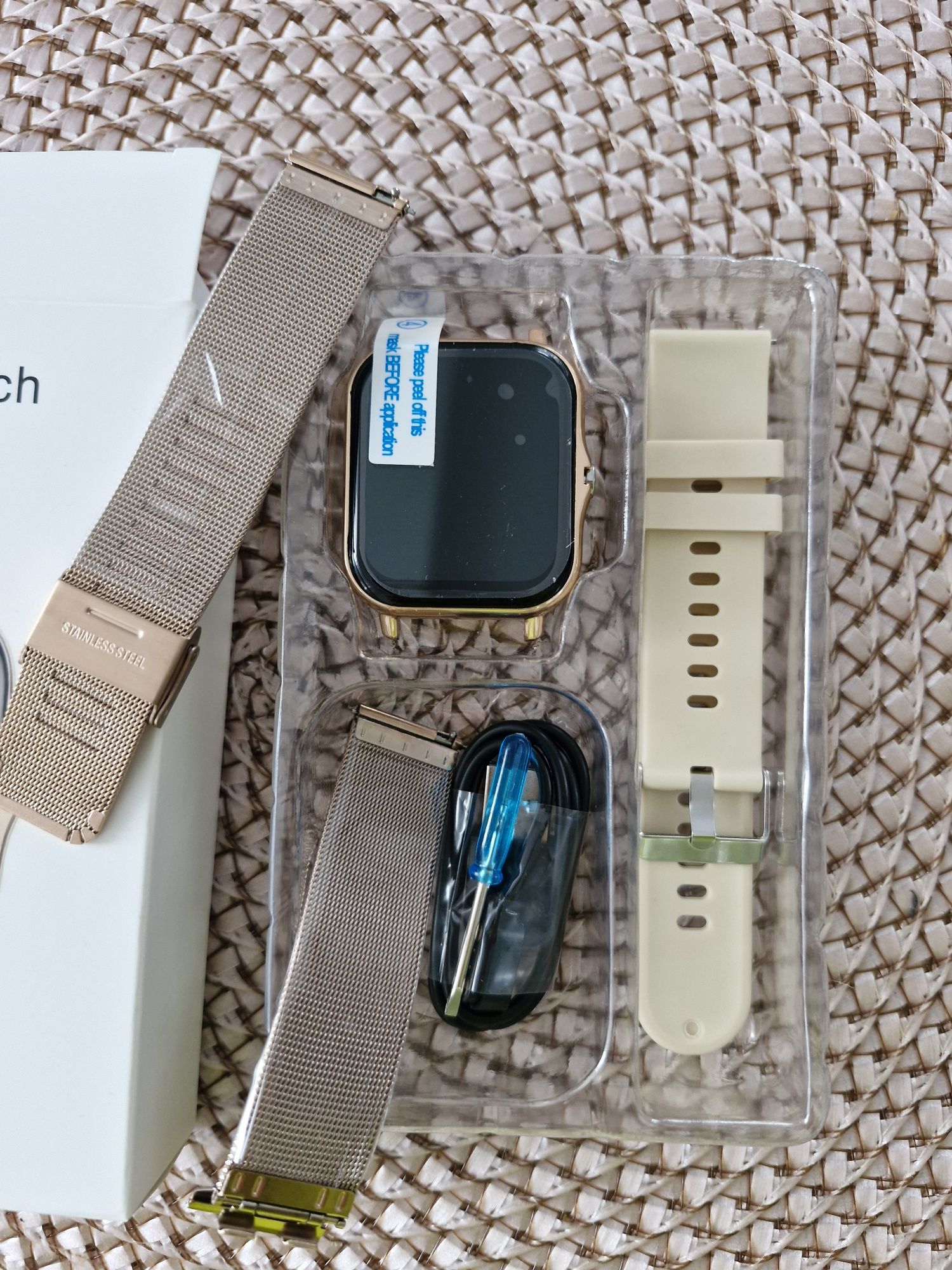 Nowy zegarek smart watch 2 bransoletki