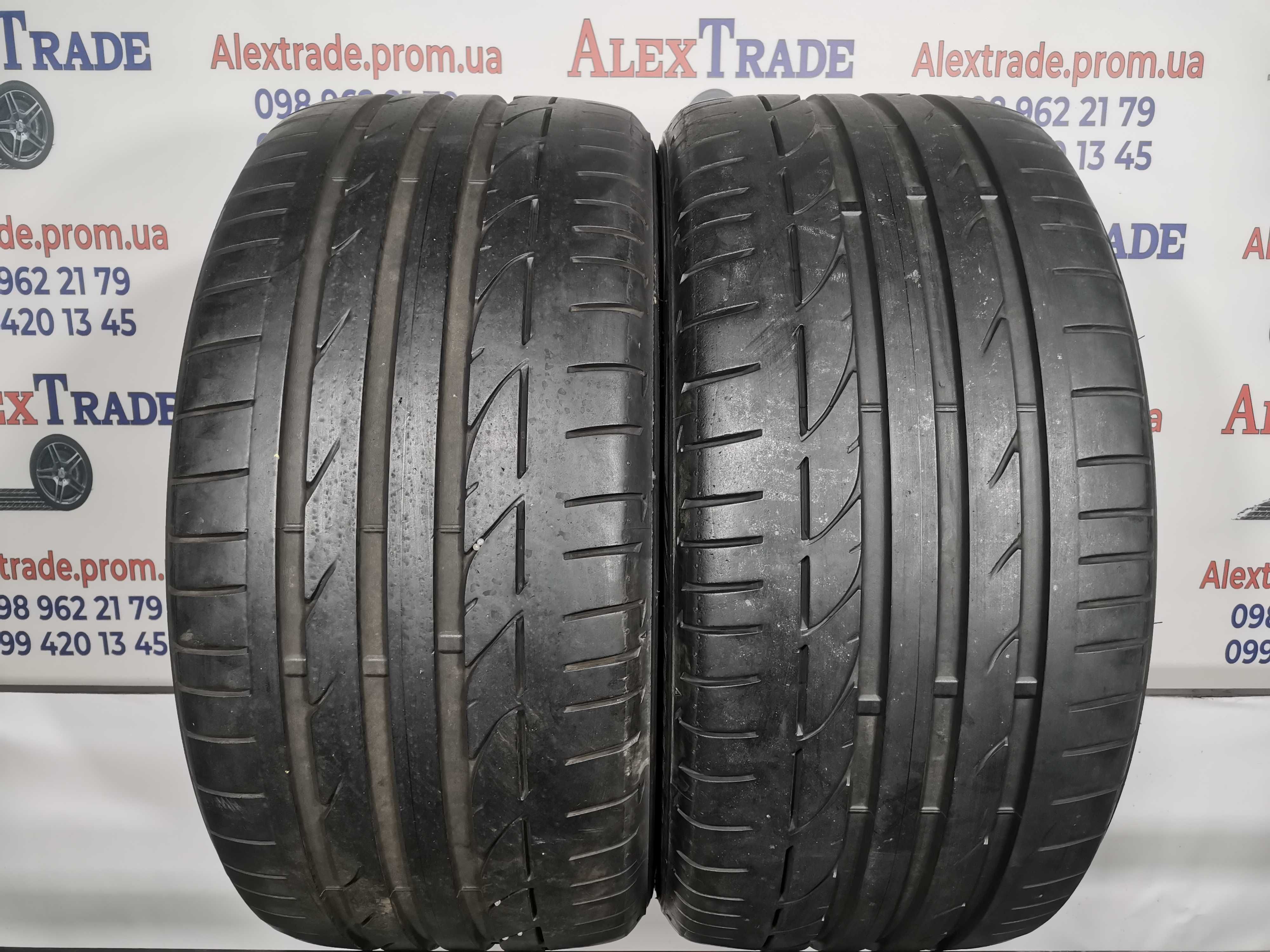 2 шт. 255/40 R18 Bridgestone Potenza S001 RunFlat літні шини б/у