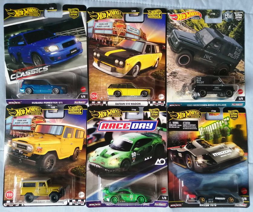 hot wheels premium novos