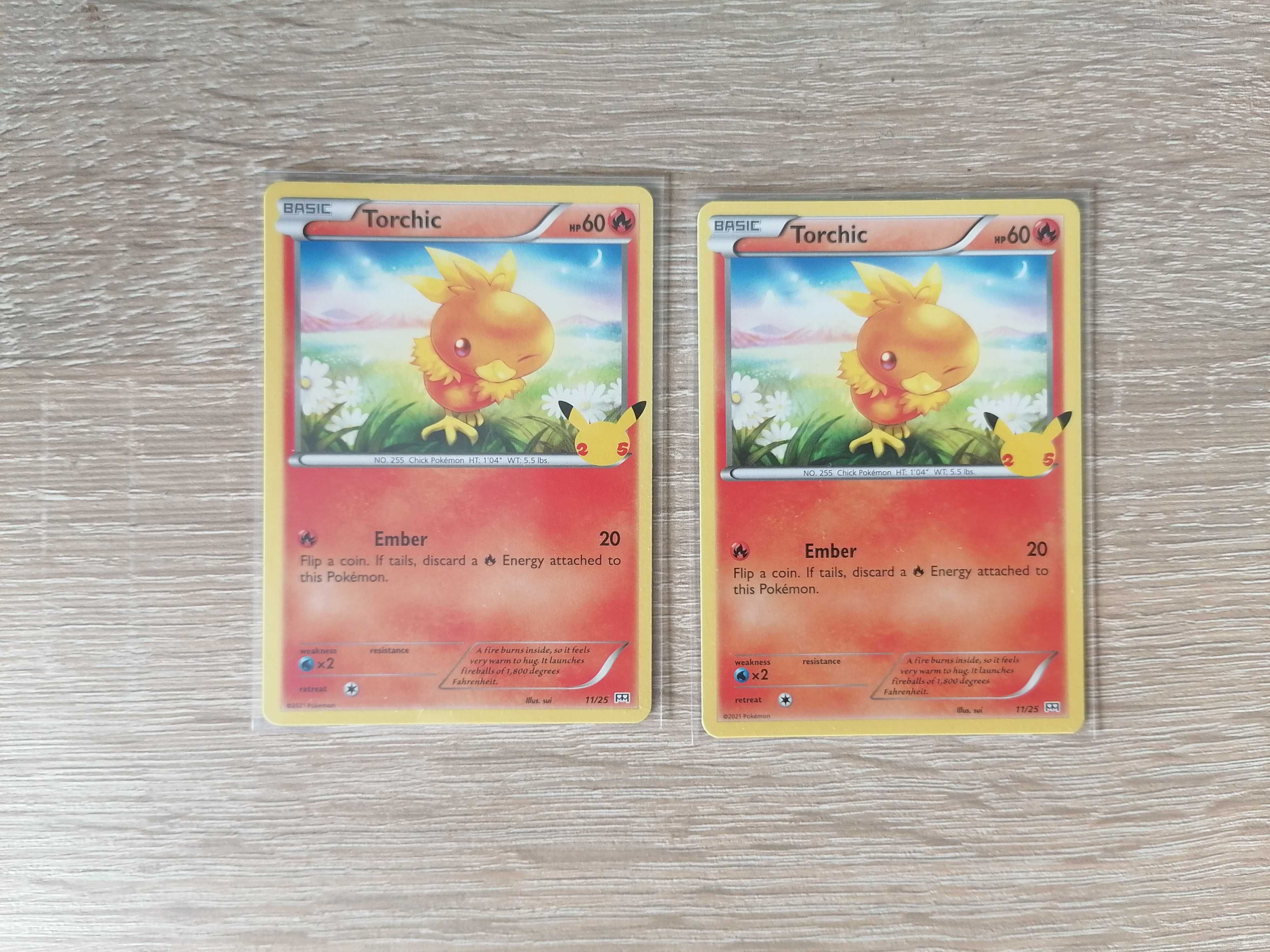 Pokemon Torchic 11/25 McDonalds 25th Non-Holo