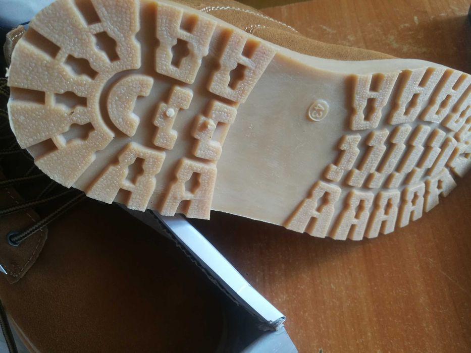 НОВІ Чоловічі Черевики 43р. 27см. Жовті Руді Зимні замшеві демісезонні