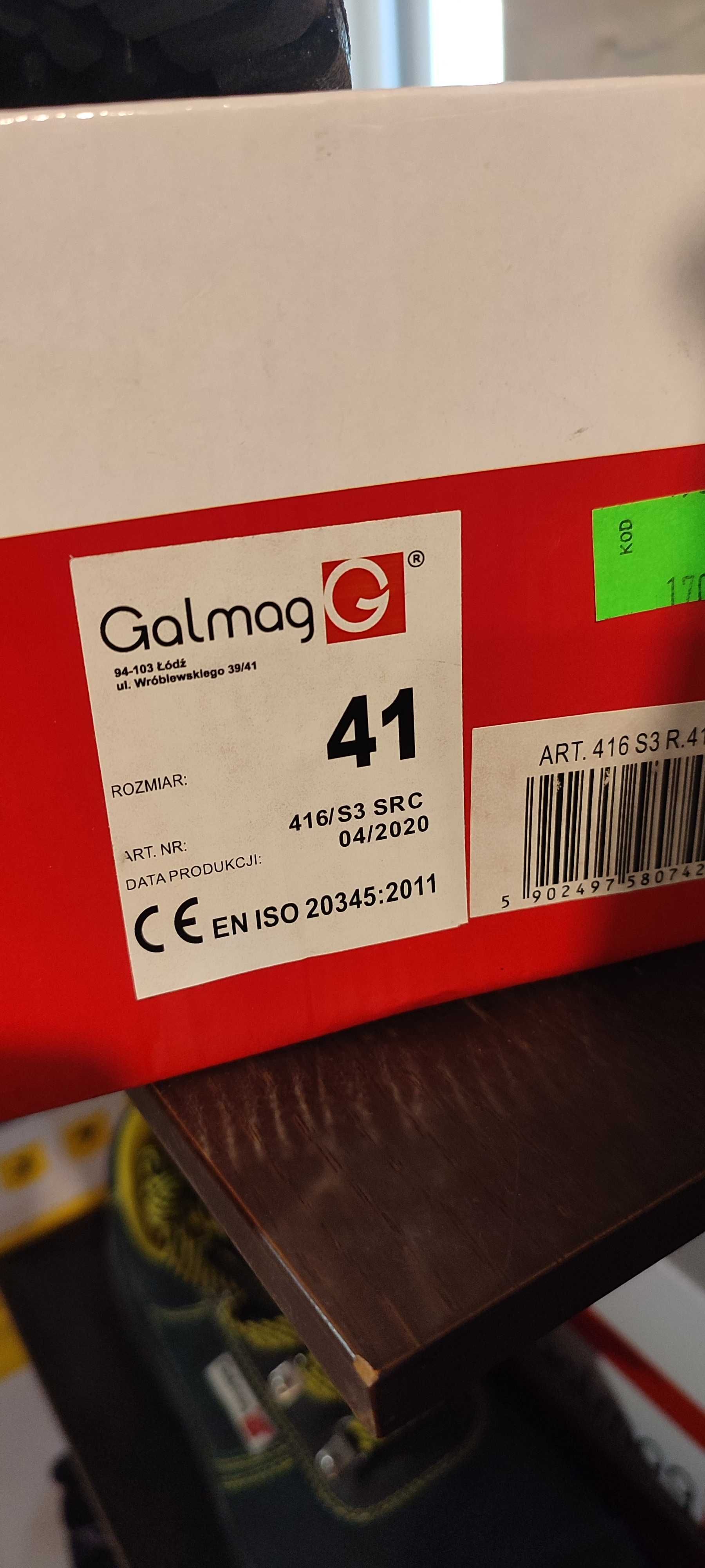 Buty robocze GALMAG 416 S3 SRC – rozmiar 41, nowe