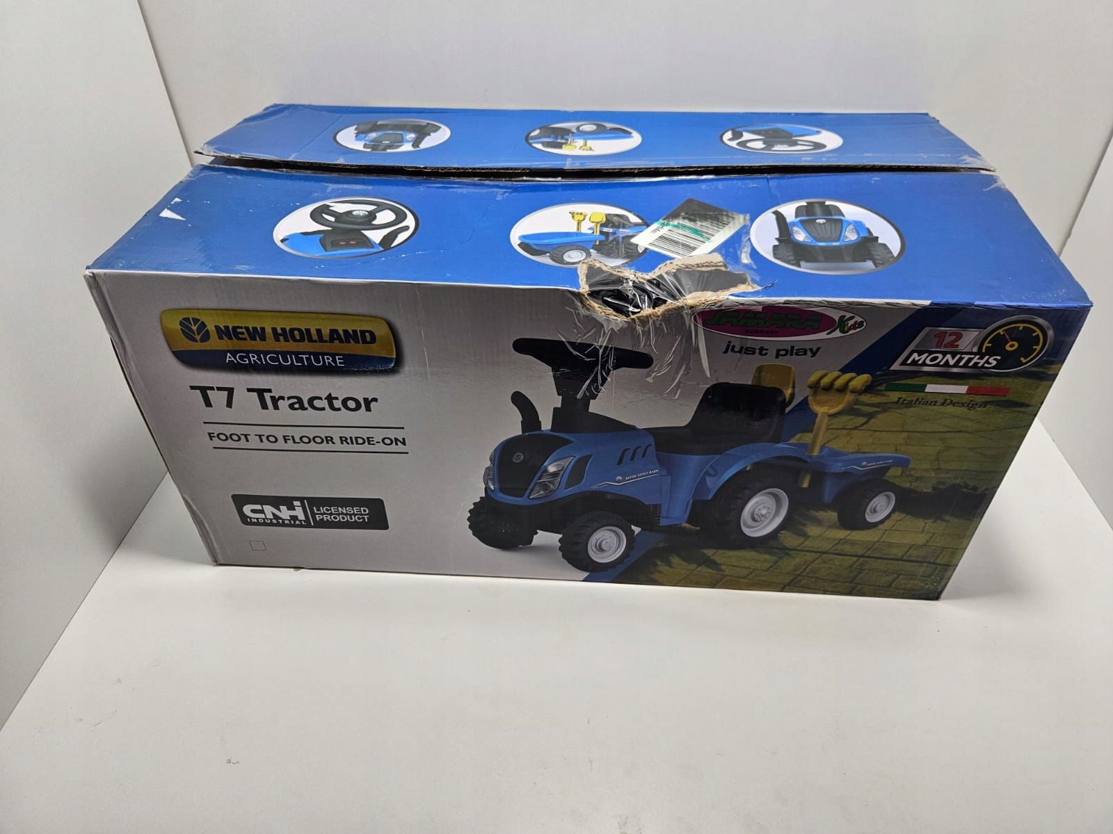 Jamara traktorek ciągnik jeżdźik New Holland T7 OUTLET