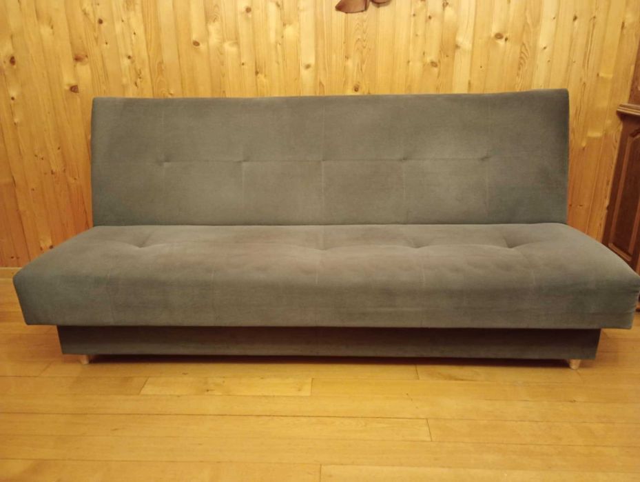 Łóżko wersalka/kanapa 200x120 cm szary materiał