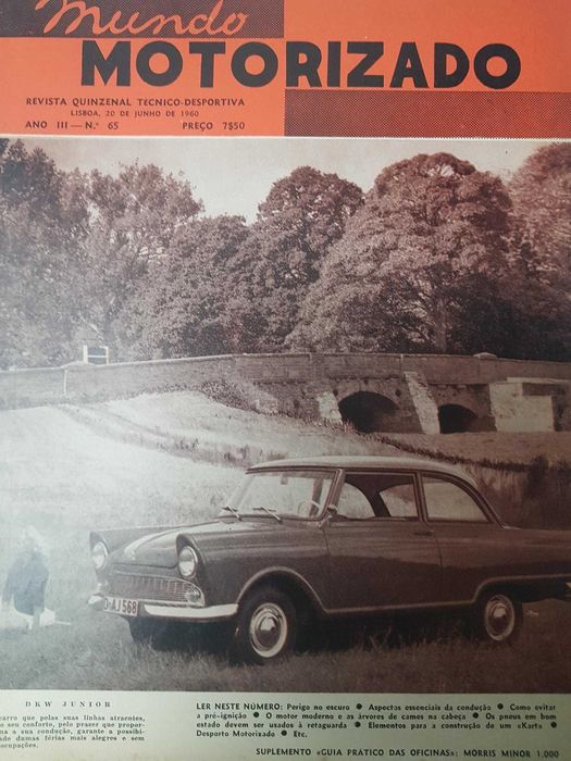Revista Mundo Motorizado Nº65 (Ano:1960)