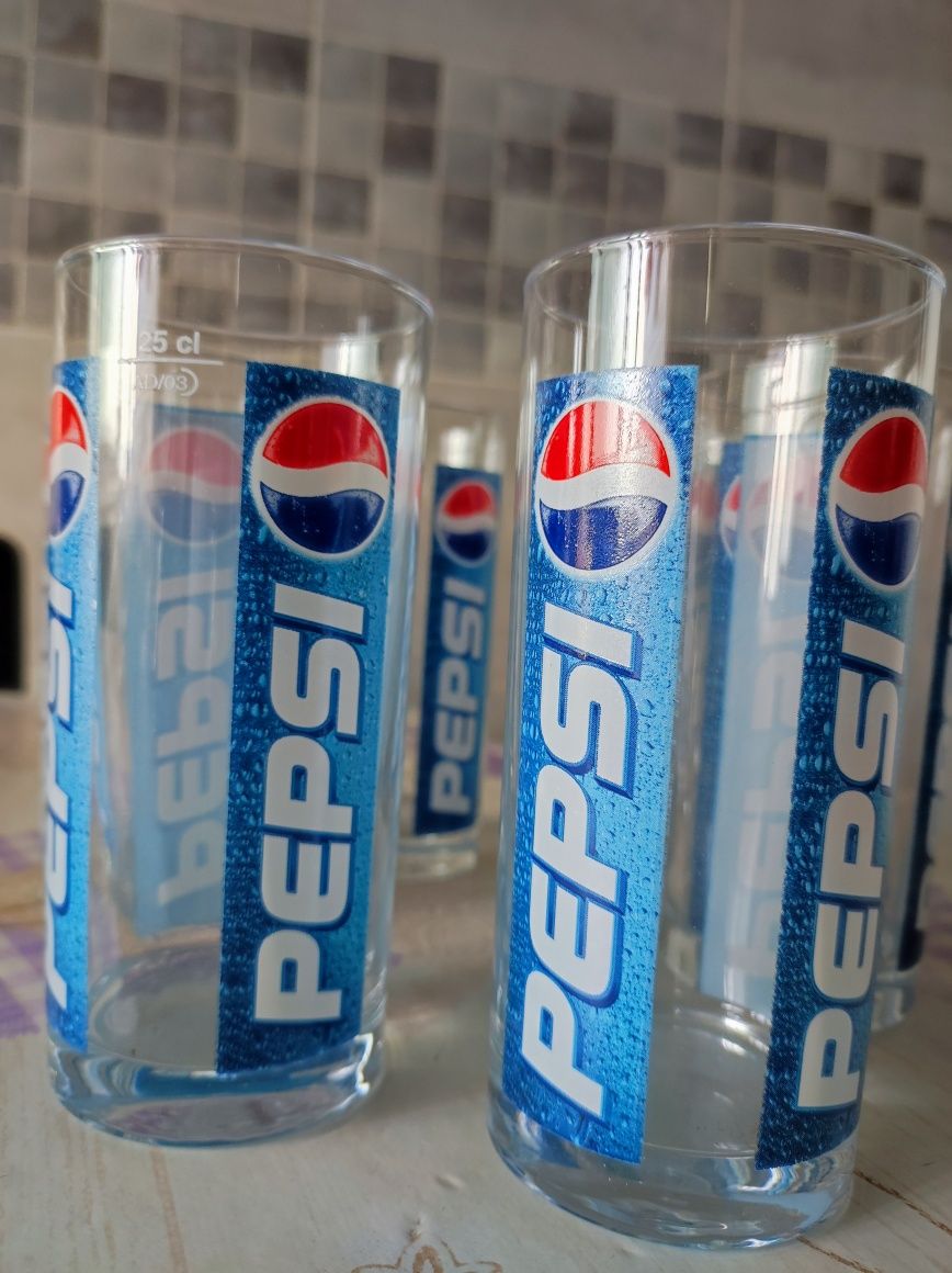 Conjunto 10 copos Pepsi 25cl