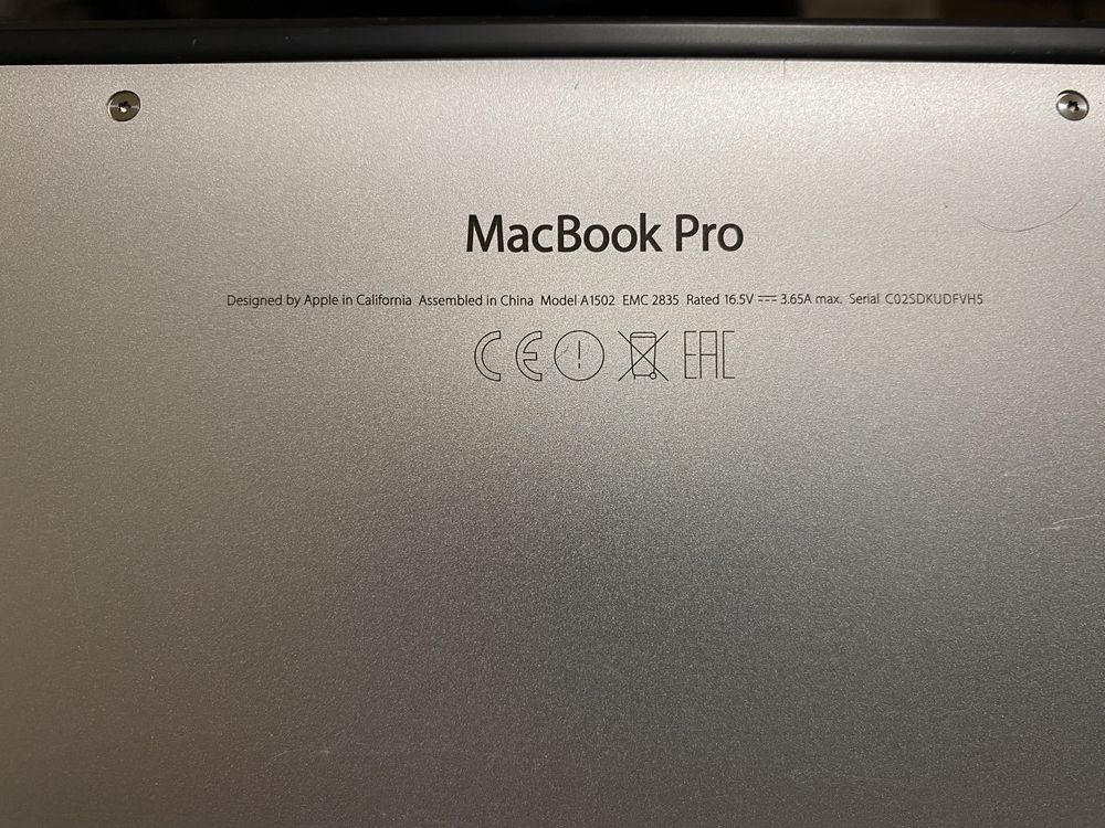 Macbook Pro 13 Retina ,2015 ( i5,8Gb,SSD 256)  350$,найнижча ціна