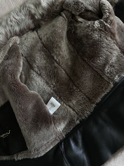 Натуральна шкіряна дублянка