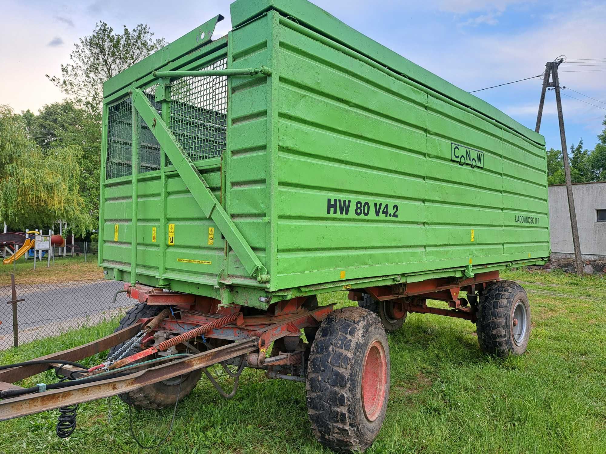 Przyczepa HW8011, HL8011, IFA, objętościowa do zielonki