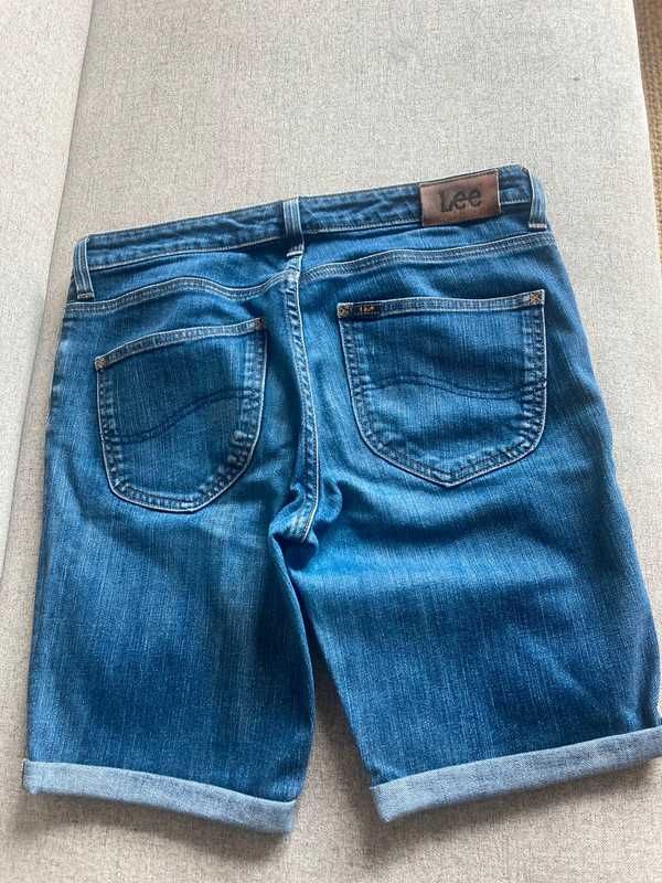 Spodenki damskie jeans krótkie lee 30