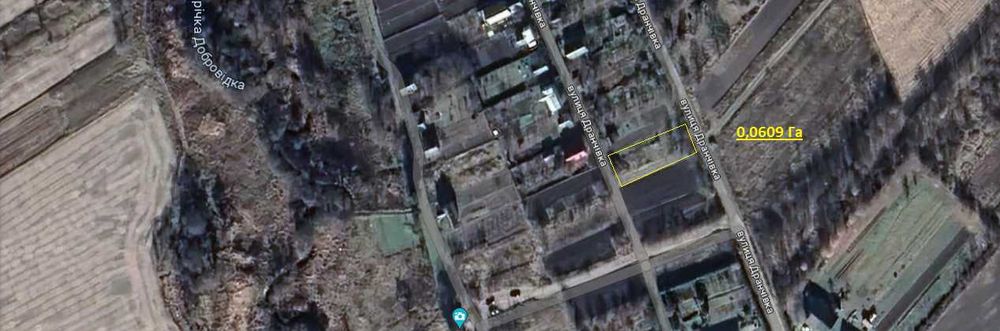 Земельна ділянка під будівництво 9-ьох котеджів