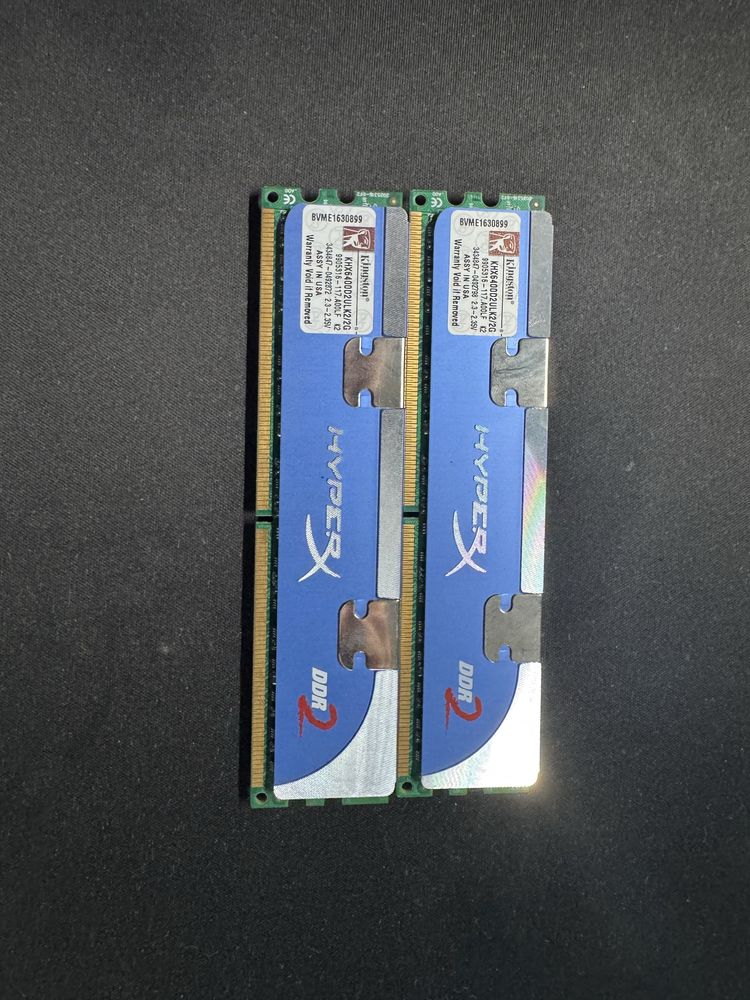 4GB ram HyperX DDR2 KHX6400D2ULK2/2G