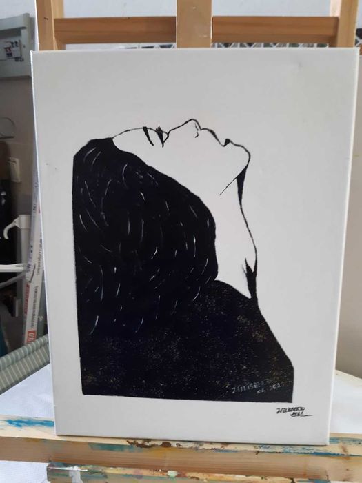 Pintura em Acrílico , Tela . AMÁLIA.