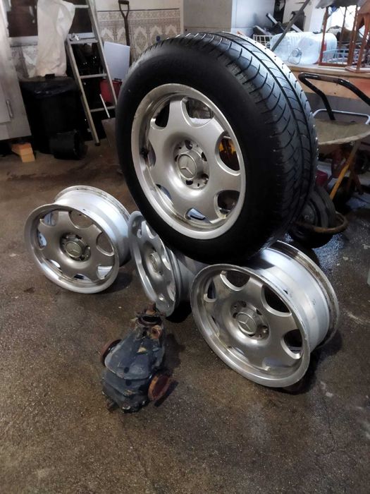 Jantes de 16'' e diferêncial em aluminio para Mercedes
