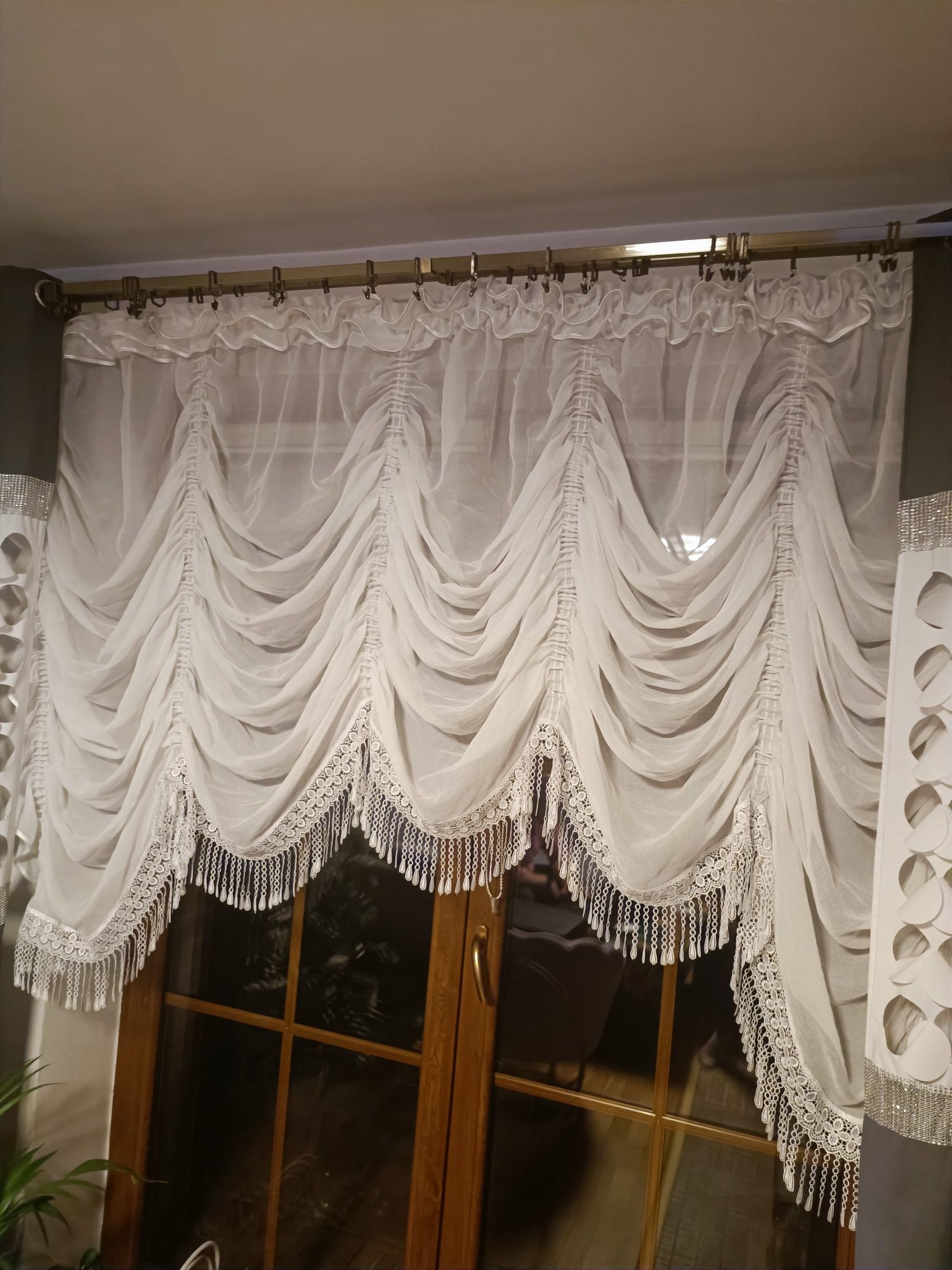 Firanki  falowane
