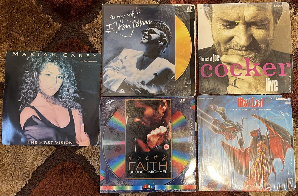 Zestaw 5 Płyt LaserDisc Pioneer Laser Disc