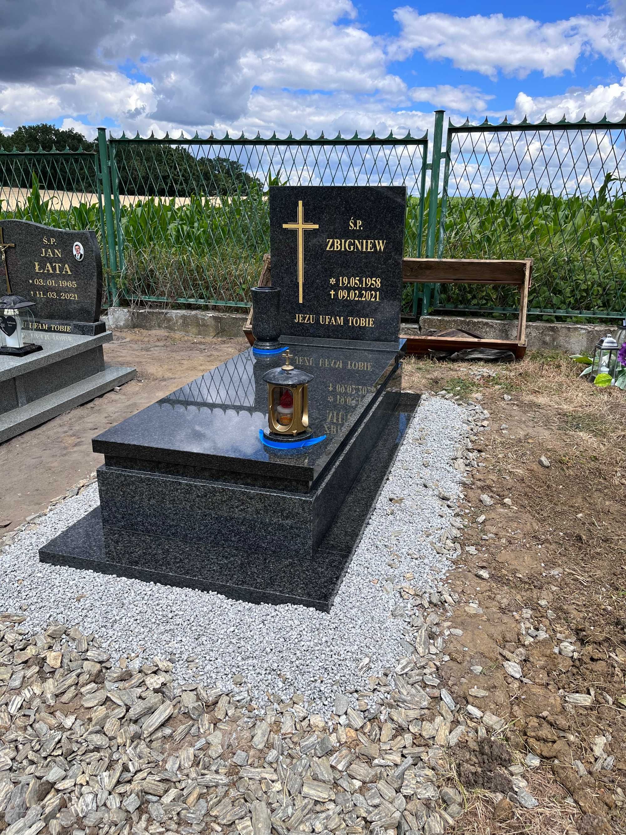 Nagrobek granitowy BRYŁA