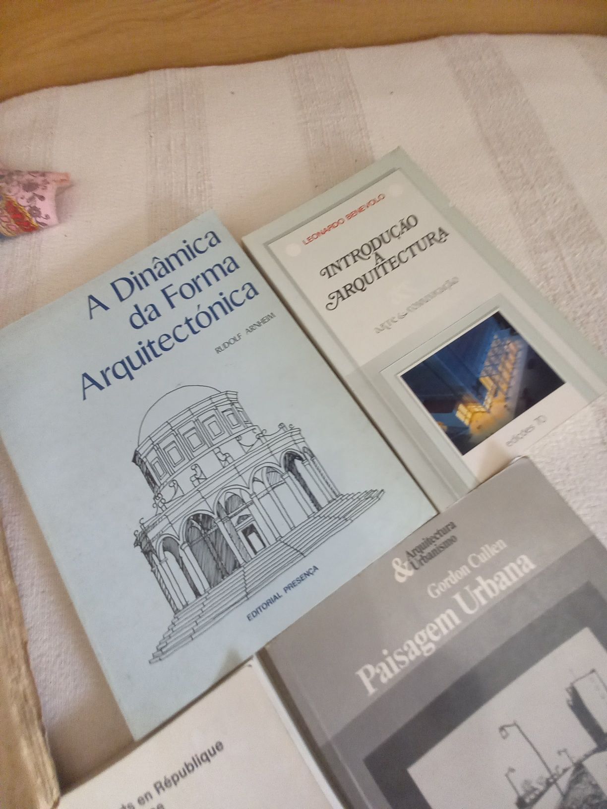 Cinco livros de Arquitectura conjunto barato