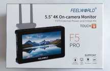 feelworld 5.5" F5 PRO 4k on monitor do lustrzanki
