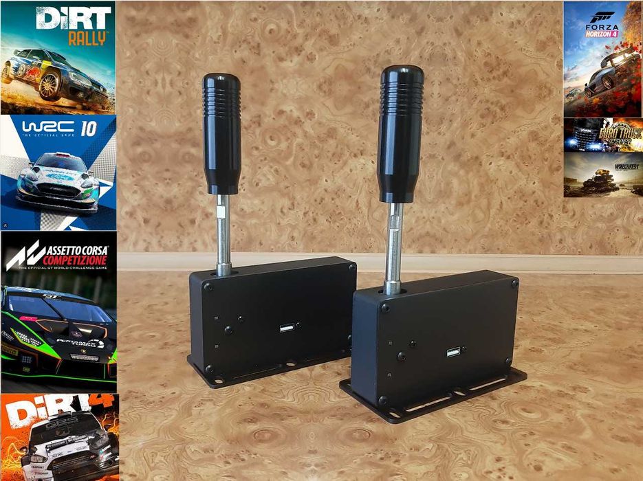 Секвентальная игровая КПП Shifter для ралли,гонок simracing USB/Вlack