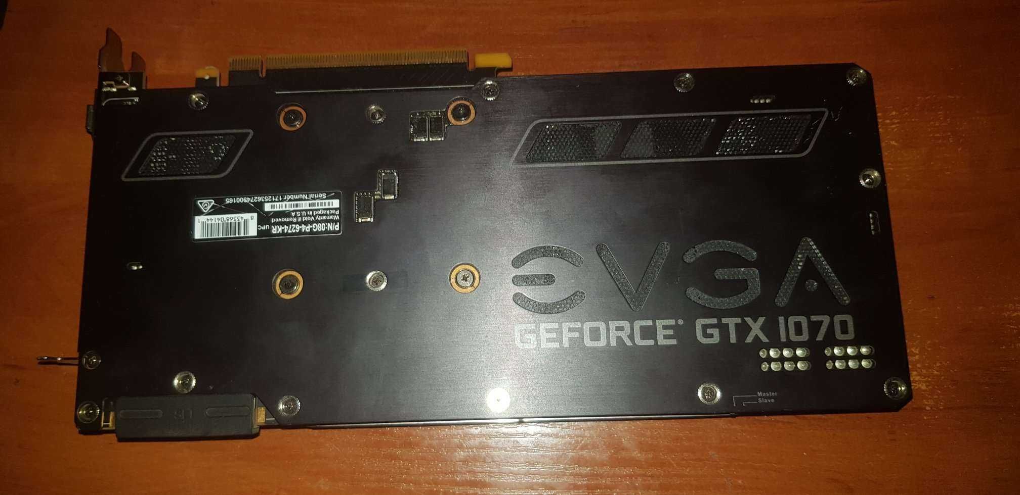 Видеокарта EVGA GTX 1070 8GB