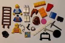LEGO pojedyńcze klocki figurki