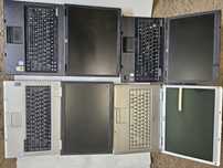Laptopy zabytek na części 4 sztuki