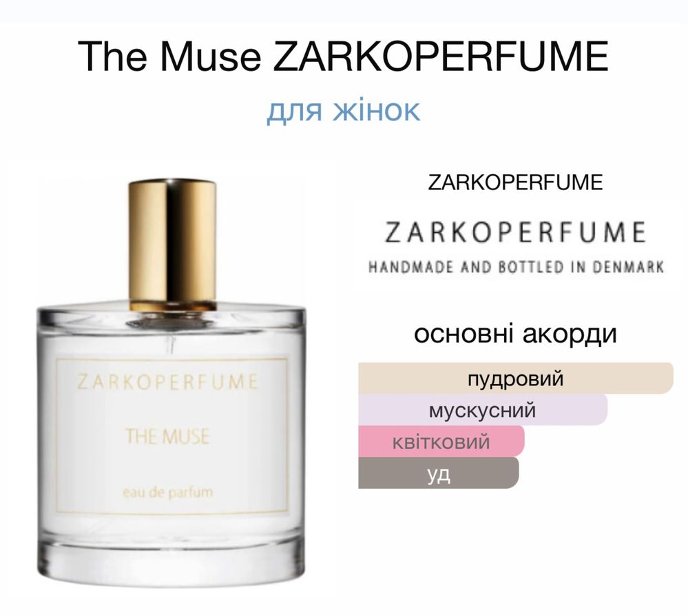 Парфумована вода Zarkoperfume The Muse 100ml.