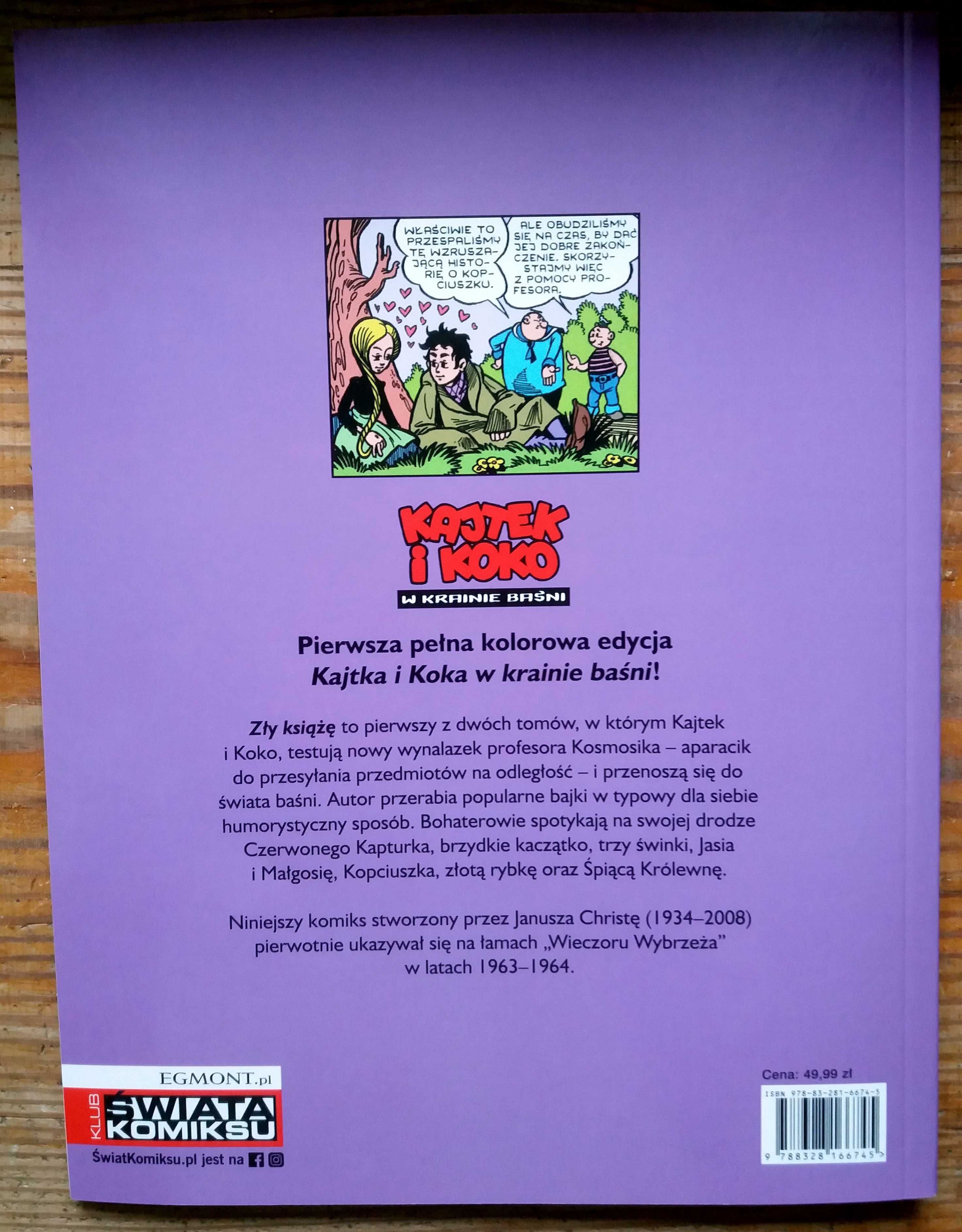 Kajtek i Koko - W Krainie Baśni - Zły Książę komiks nowy unikat!