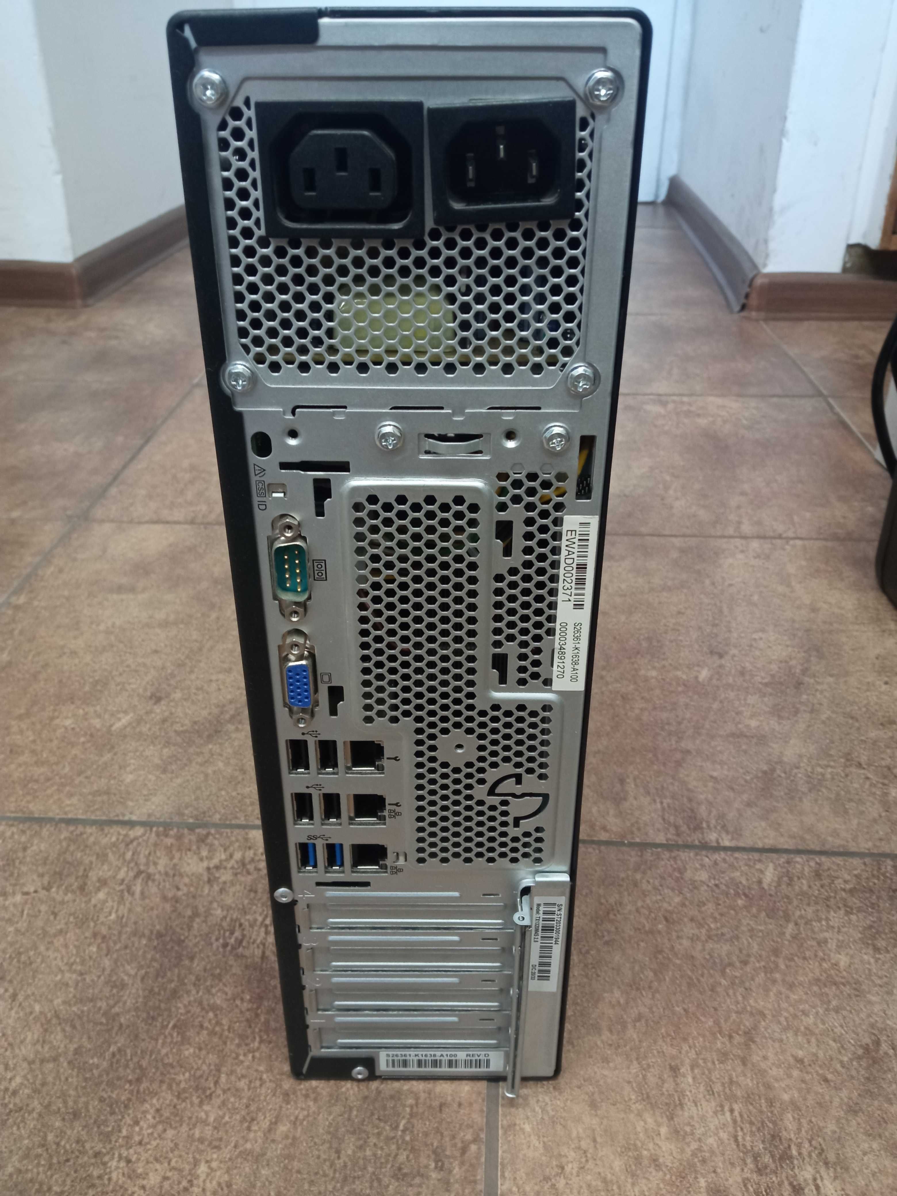 Serwer FUJITSU PRIMERGY TX1320 M4 Intel E-2234/12GBDDR4/2xSSD480GB