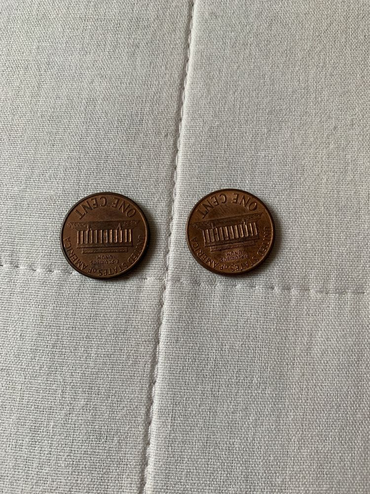 One cent dos Estados Unidos da America de 1995