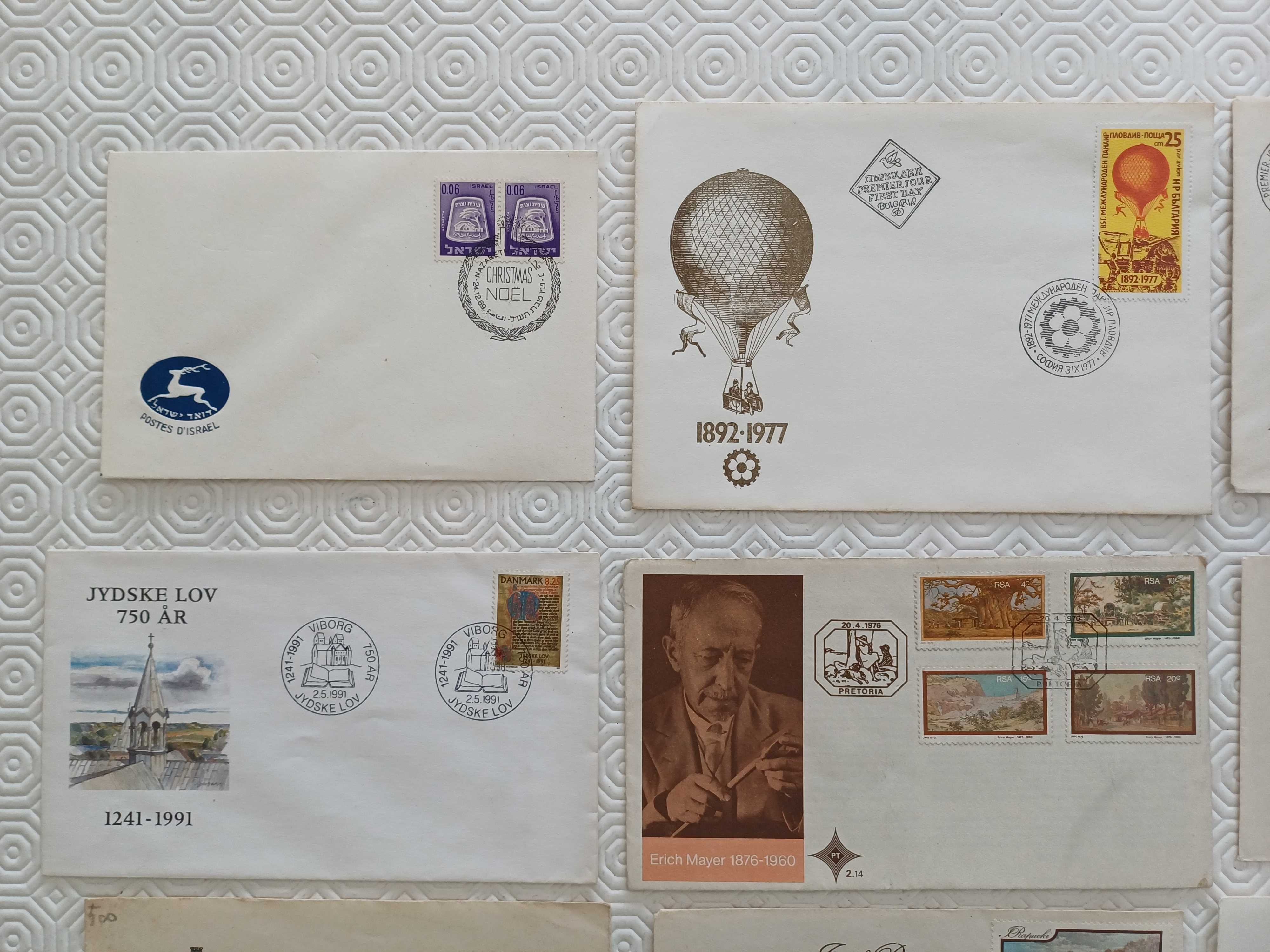 Filatelia - Lote de 17 FDC diversos