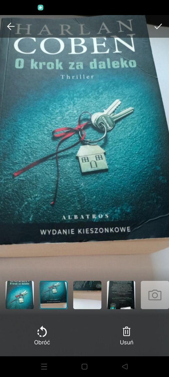 Coben Harlan O krok za daleko thriller nowość