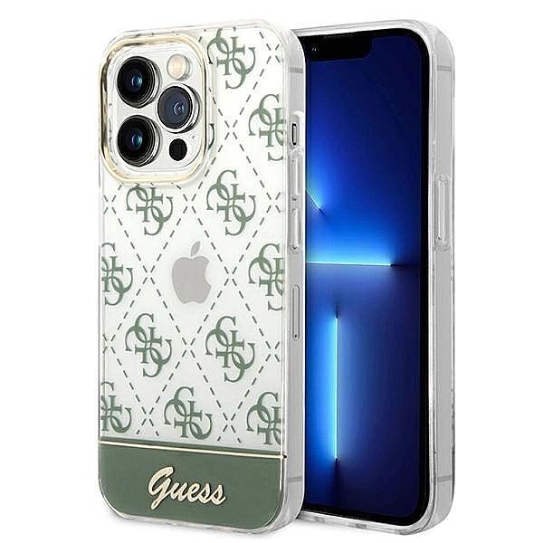 Guess GUHCP14XHG4MHA iPhone 14 Pro Max 6,7" khaki hardcase 4G Pattern