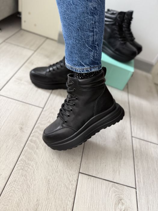 Ботинки зимові натуральна шкіра