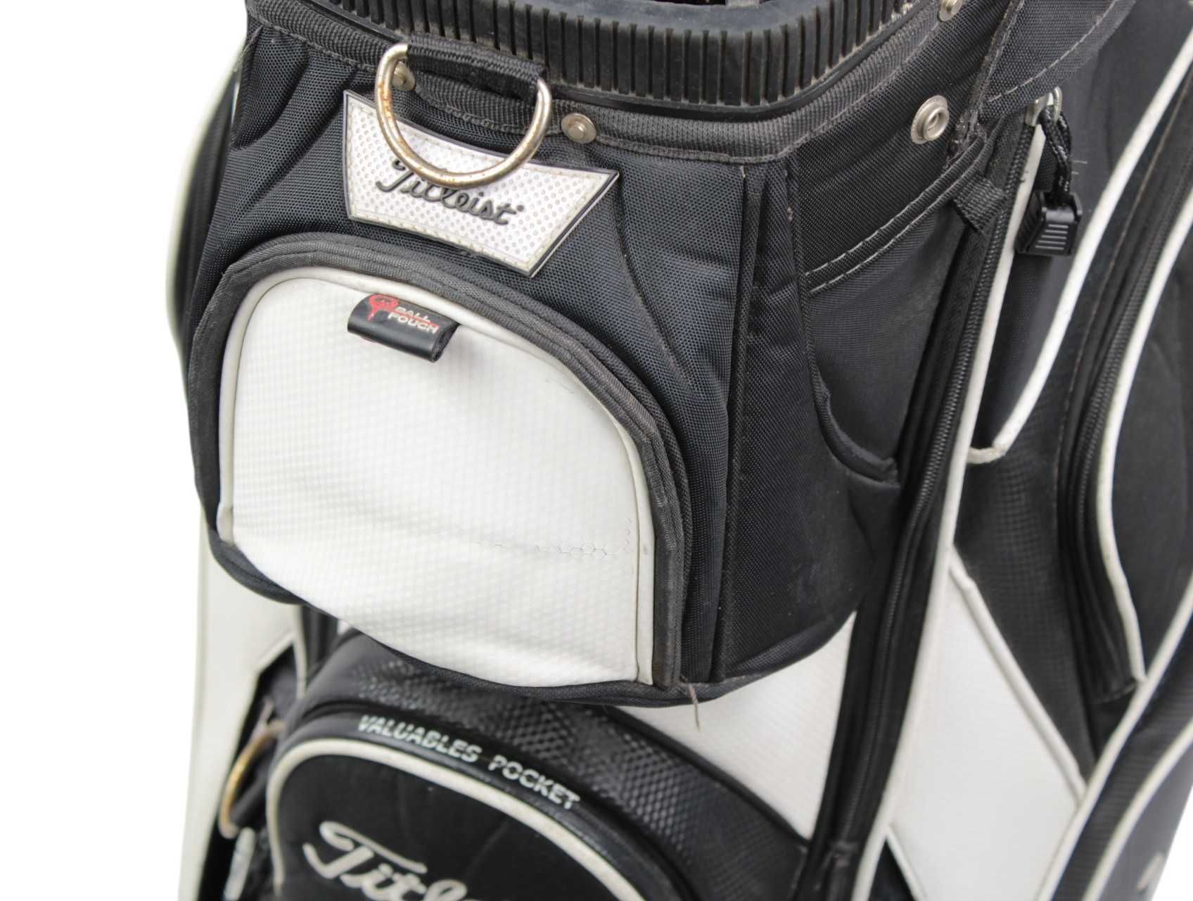 CART Bag Titleist torba golfowa do golfa na wózek czarno biała