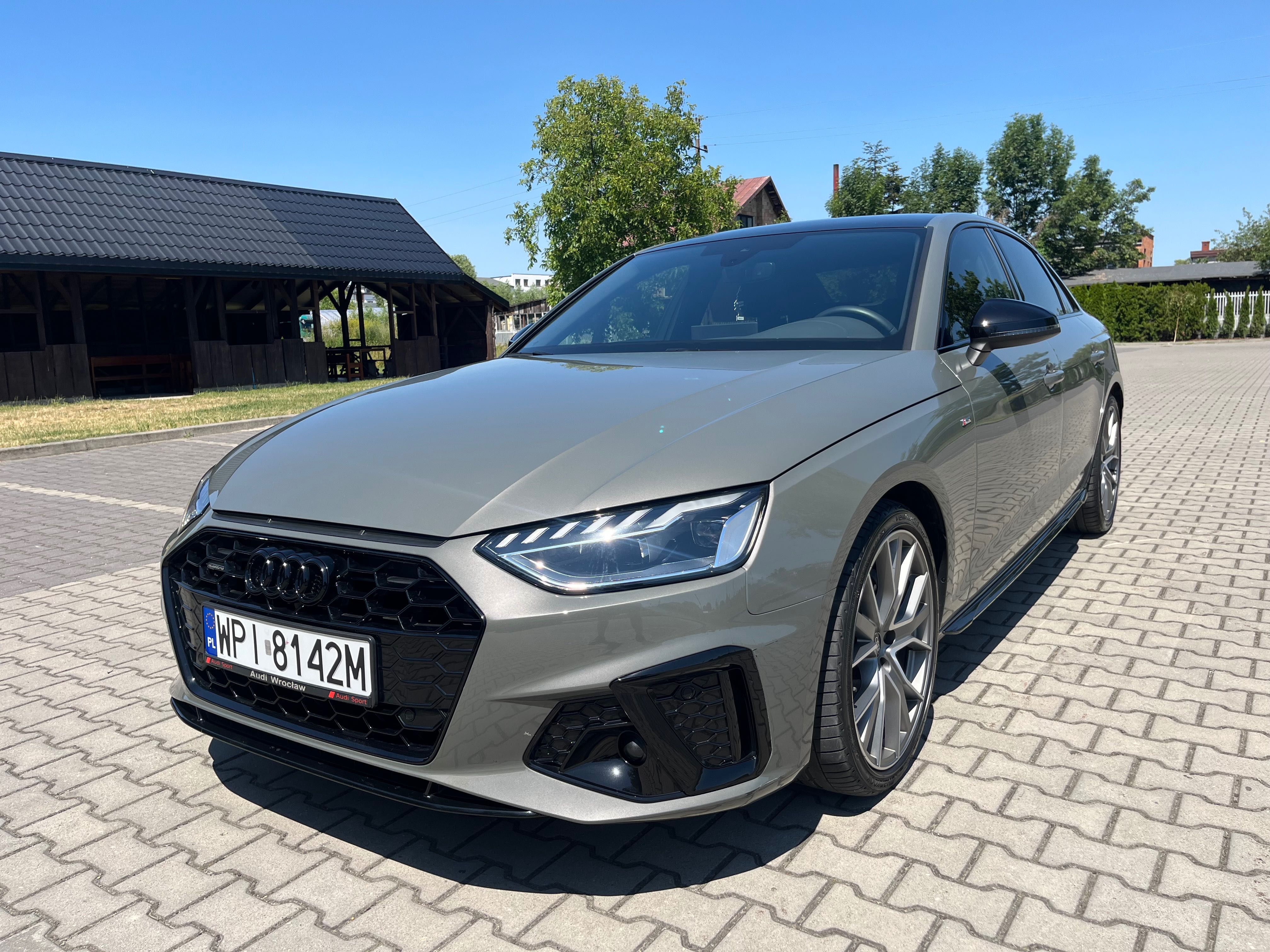 Audi A4 2.0 TDI QUATTRO !!! 2023 rok !!! S-line !!! Daytona grey !!!