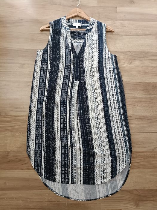 Sukienka damska bez rękawów na lato letnia luźna wiskoza S M