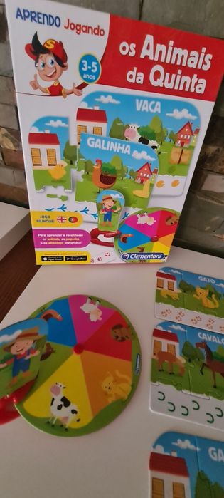Jogo animais da quinta 3-5 anos