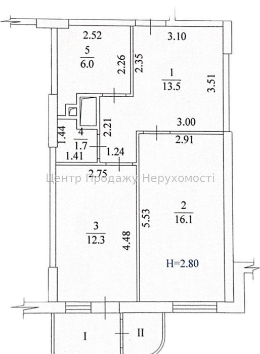 2 кімнатна квартира в будівельному стані, ЖК Черемушки-2. G8