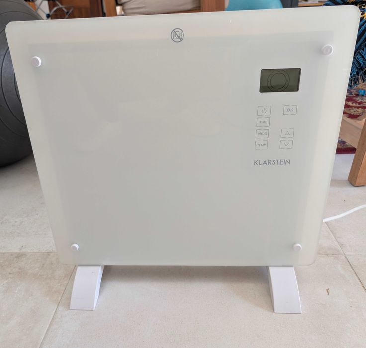 Klarstein Norderney Aquecedor convector, 1000 W, branco
