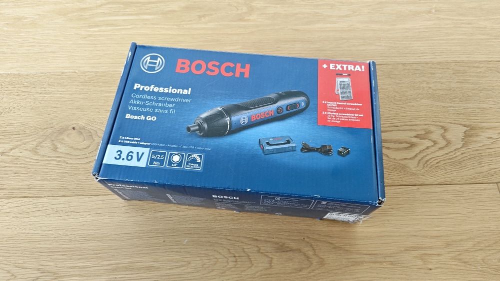 Bosch Go 2 wkrętak akumulatorowy zestaw