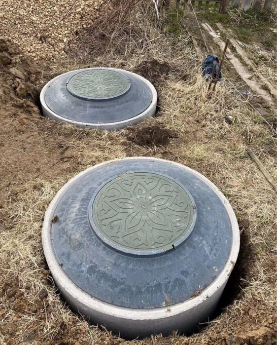 Каналізація септик з бетонних кілець доставка копка 12/14/19 м3