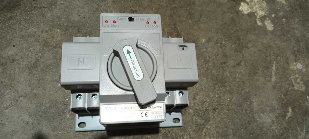 Interruptor de transferencia automático novo monofásico