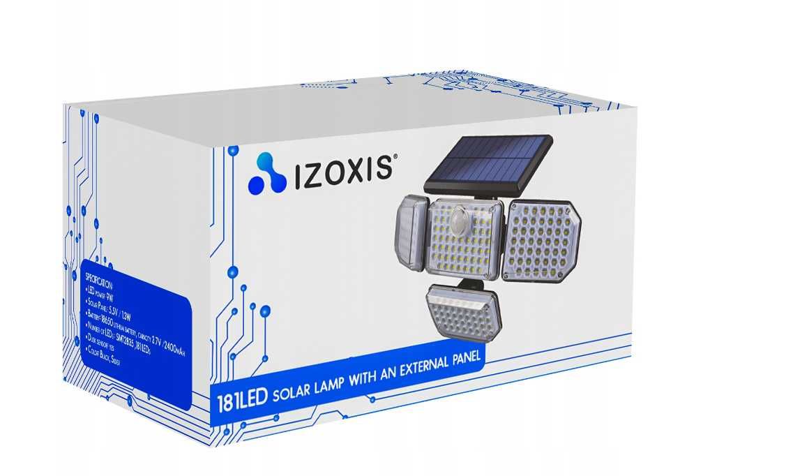 Nowoczesna LAMPA OGRODOWA Z Czujnikiem Ruchu Zmierzchu 4w1 (OKAZJA)