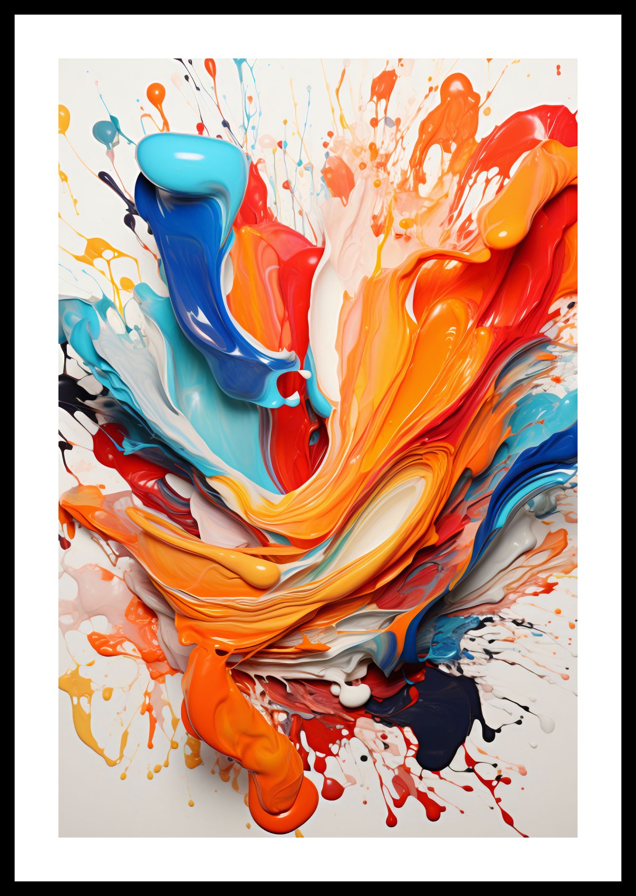 Plakat 40x60cm Taneczne Fale