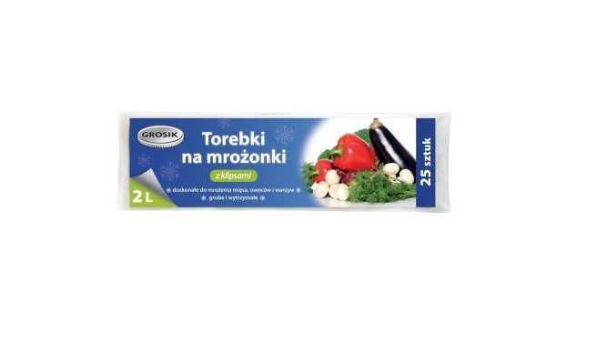 Torebki, woreczki na mrożonki z klipsami * DARMOWA DOSTAWA *