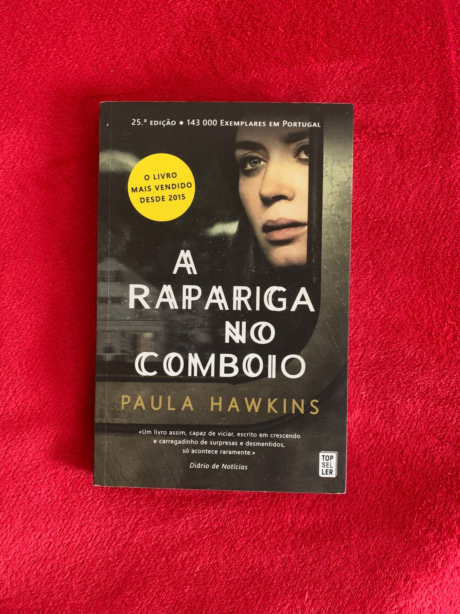 Livro "A Rapariga no Comboio"