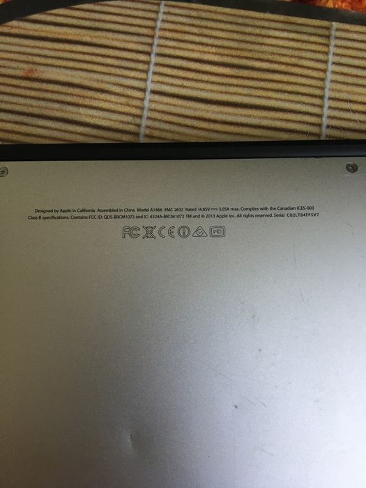MacBook Air model A1466 на запчасти